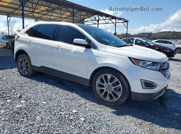2FMPK3K97JBC04683 2018 FORD EDGE Белый Передняя правая четверть