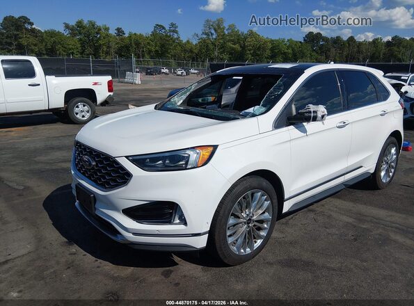 2FMPK3K97LBA53542 2020 FORD EDGE White Front left