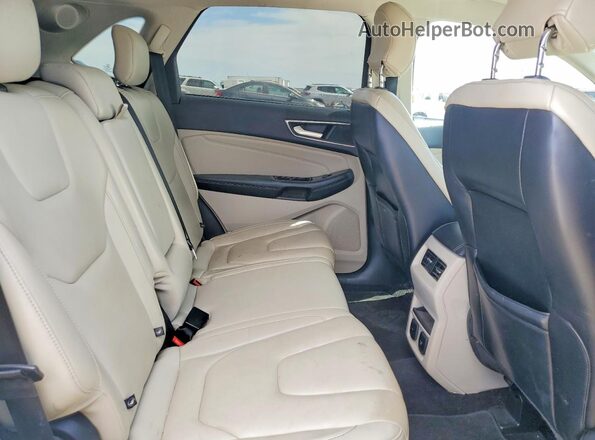 2FMPK3K98HBB19782 2017 FORD EDGE Черный Вид задней части салона