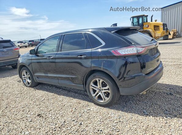 2FMPK3K98HBB19782 2017 FORD EDGE Черный Задняя левая четверть