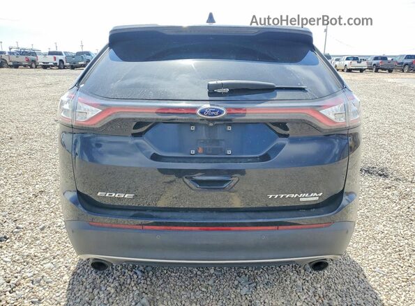 2FMPK3K98HBB19782 2017 FORD EDGE Черный Вид сзади