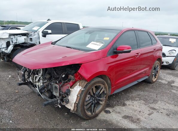 2FMPK4AP0RBA18467 2024 FORD EDGE Красный Передняя левая четверть