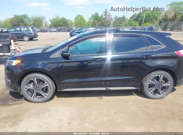 2FMPK4AP1KBB28174 2019 FORD EDGE Черный Панорамный вид салона 360°