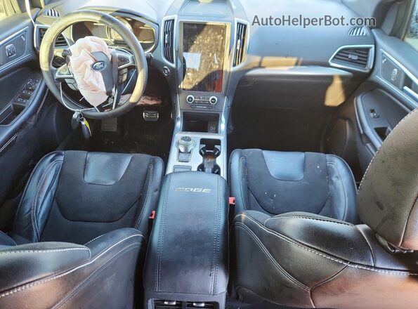 2FMPK4AP1NBA22943 2022 FORD EDGE Black Widok deski rozdzielczej