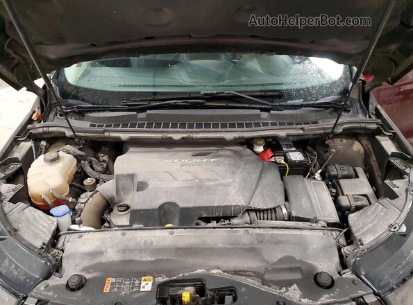 2FMPK4AP5HBC22924 2017 FORD EDGE Бордовый Вид подкапотного пространства