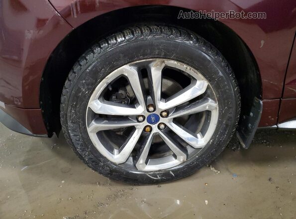 2FMPK4AP5HBC22924 2017 FORD EDGE Бордовый 