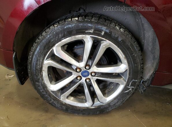 2FMPK4AP5HBC22924 2017 FORD EDGE Бордовый 