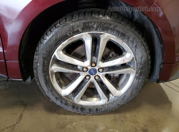 2FMPK4AP5HBC22924 2017 FORD EDGE Бордовый 