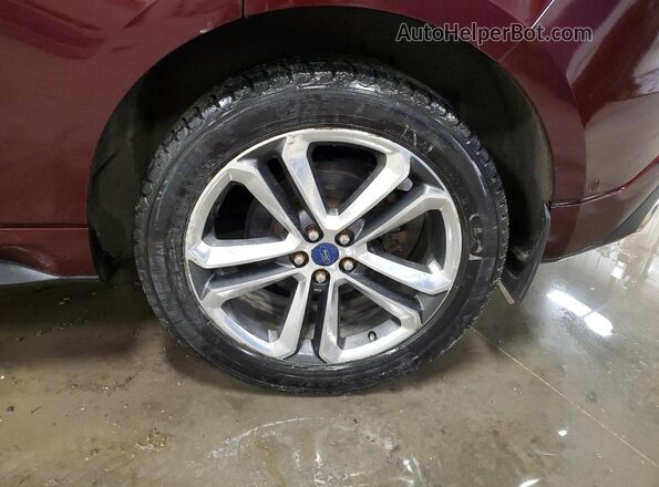 2FMPK4AP5HBC22924 2017 FORD EDGE Бордовый 