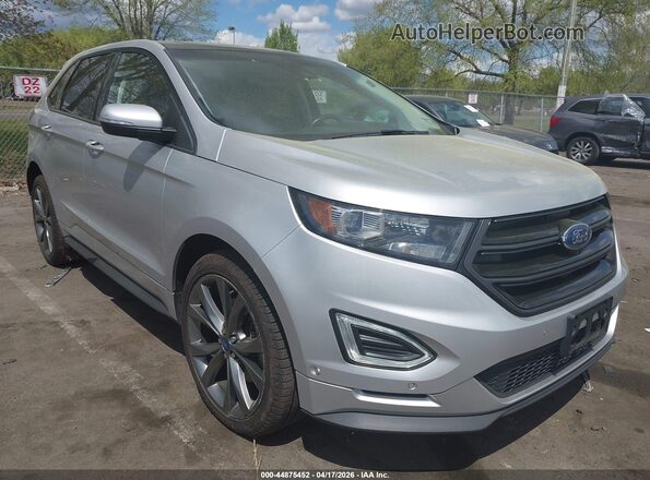 2FMPK4AP5HBC57270 2017 FORD EDGE Silver Przód prawy