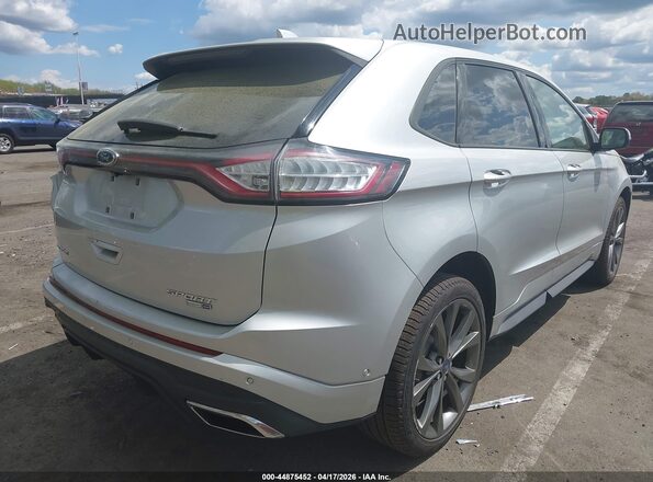 2FMPK4AP5HBC57270 2017 FORD EDGE Silver Tył prawy