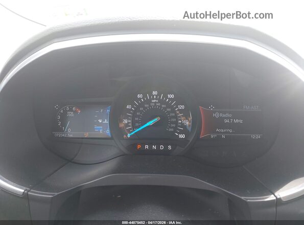 2FMPK4AP5HBC57270 2017 FORD EDGE Silver Widok tylnych siedzeń