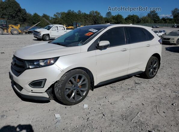 2FMPK4AP6GBC56742 2016 FORD EDGE White Przód lewy
