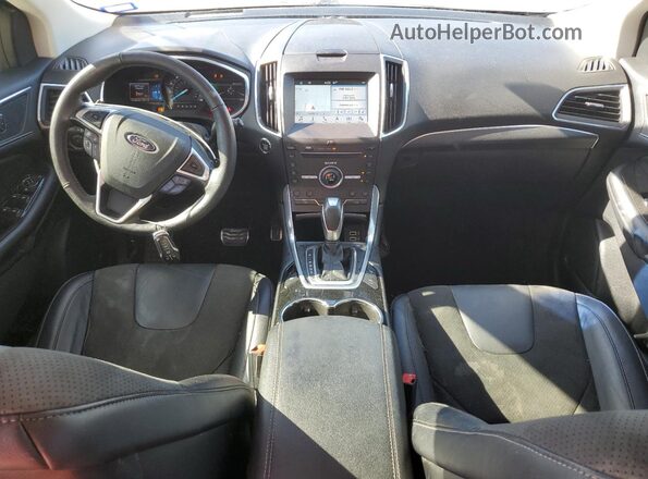 2FMPK4AP6GBC56742 2016 FORD EDGE White Widok deski rozdzielczej