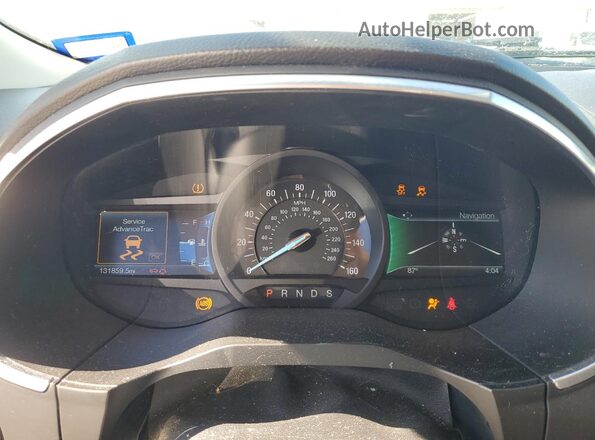 2FMPK4AP6GBC56742 2016 FORD EDGE White Widok zestawu wskaźników