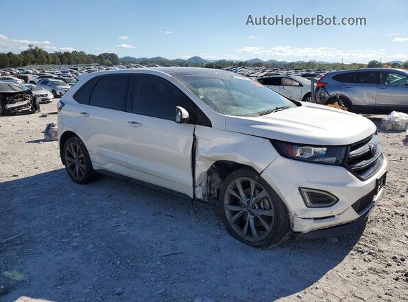 2FMPK4AP6GBC56742 2016 FORD EDGE White Przód prawy