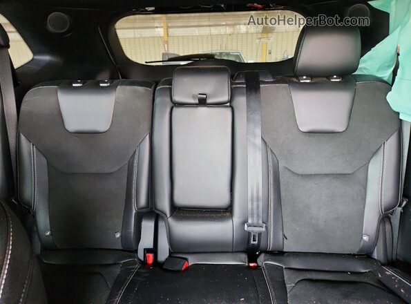 2FMPK4AP9NBA12581 2022 FORD EDGE Black უკანა სავარძლების ხედი
