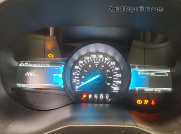 2FMPK4G91NBA34941 2022 FORD EDGE Серый Вид щитка приборов