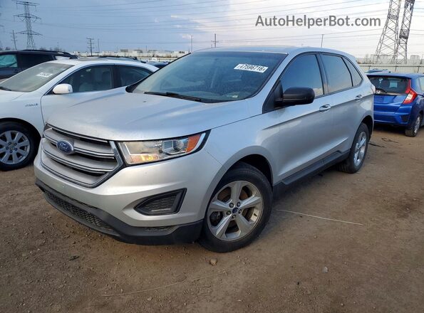 2FMPK4G94GBC00565 2016 FORD EDGE Silver Przód lewy