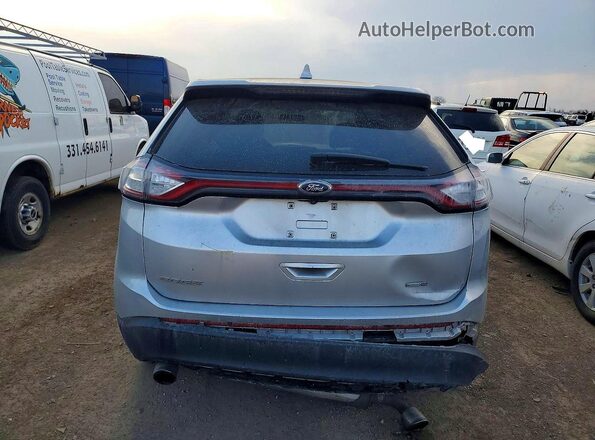 2FMPK4G94GBC00565 2016 FORD EDGE Silver Widok z tyłu