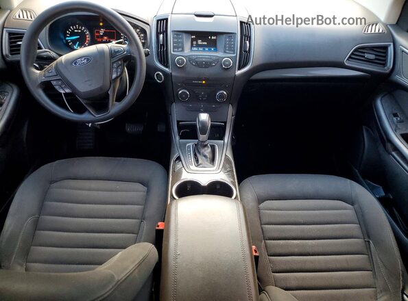 2FMPK4G94GBC00565 2016 FORD EDGE Silver Widok deski rozdzielczej