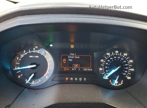 2FMPK4G94GBC00565 2016 FORD EDGE Silver Widok zestawu wskaźników