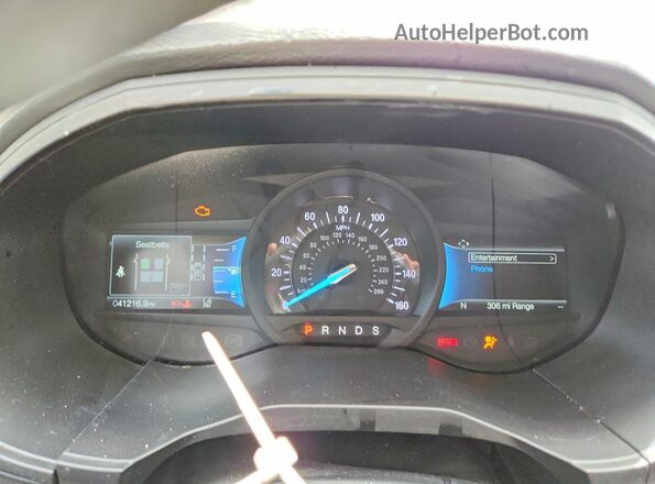 2FMPK4G94NBA97094 2022 FORD EDGE Gray Widok zestawu wskaźników