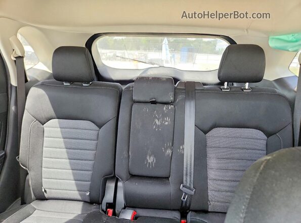 2FMPK4G94NBA97094 2022 FORD EDGE Gray Widok tylnych siedzeń