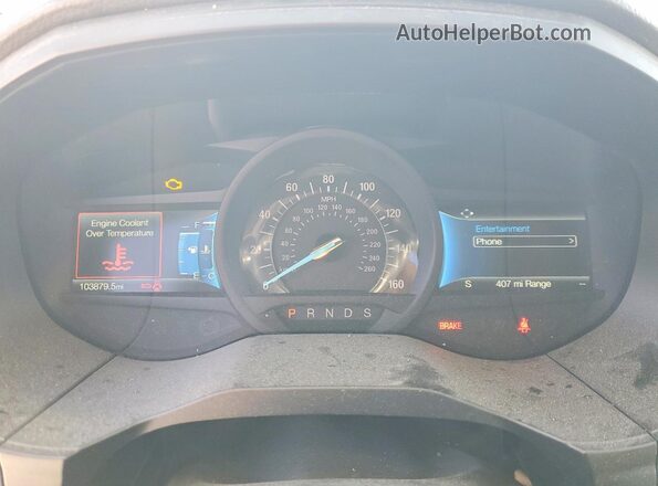 2FMPK4G94PBA42471 2023 FORD EDGE Зеленый Вид щитка приборов