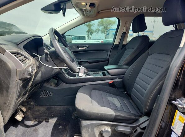 2FMPK4G94RBA42327 2024 FORD EDGE Черный Вид салона спереди