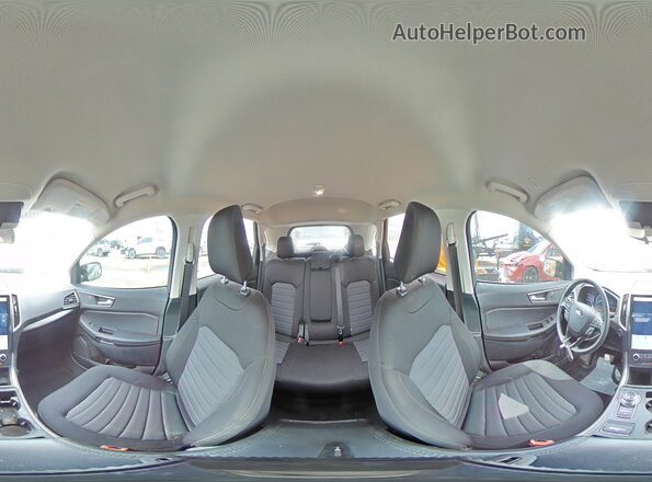 2FMPK4G94RBA42327 2024 FORD EDGE Черный Панорамный вид салона 360°