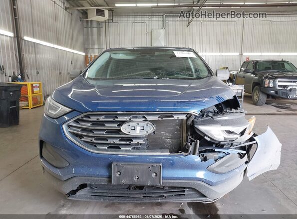 2FMPK4G96LBB34322 2020 FORD EDGE Blue Вид задньої частини салону