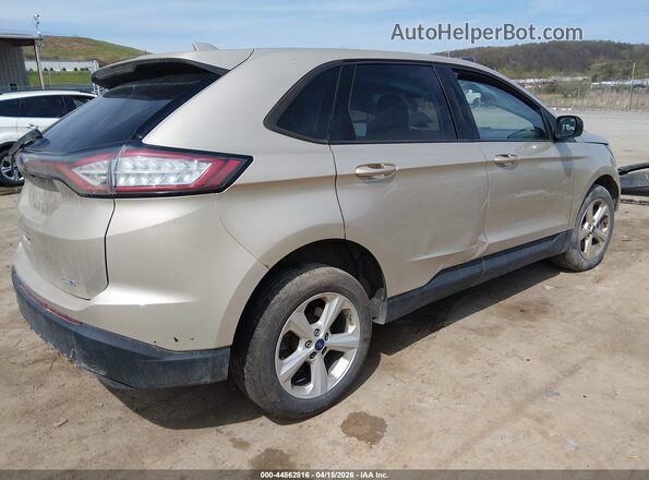 2FMPK4G99HBB55494 2017 FORD EDGE Золотой Задняя правая четверть