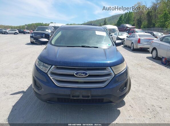 2FMPK4G9XHBC48959 2017 FORD EDGE Синий Вид задней части салона