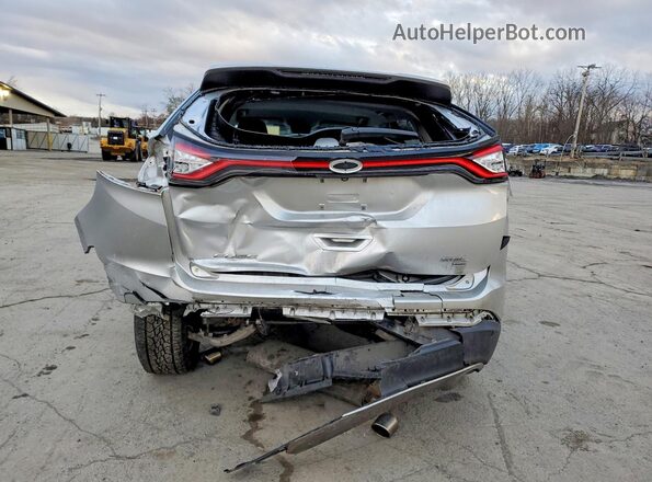 2FMPK4J80HBB44965 2017 FORD EDGE Серебряный Вид сзади