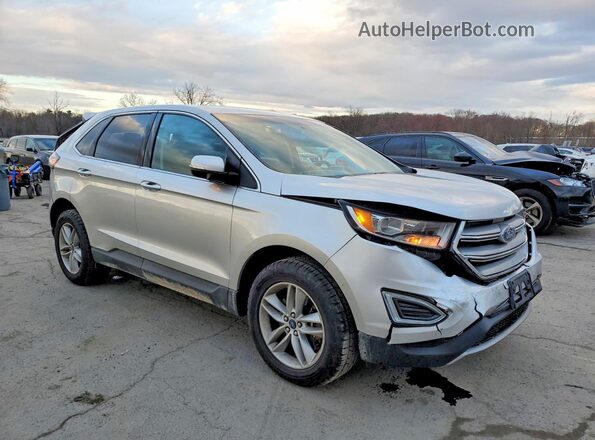 2FMPK4J80HBB44965 2017 FORD EDGE Серебряный Передняя правая четверть