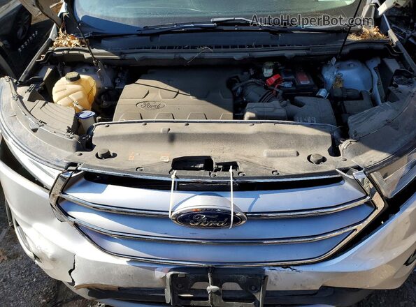 2FMPK4J80HBB44965 2017 FORD EDGE Серебряный Вид подкапотного пространства