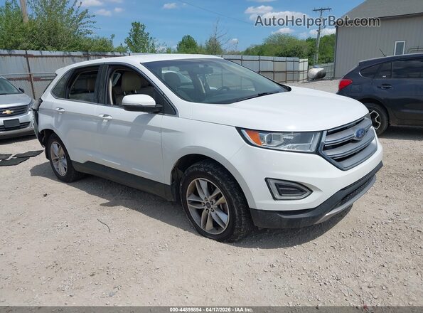 2FMPK4J83GBC62345 2016 FORD EDGE White Przód prawy