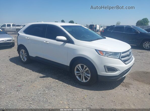 2FMPK4J89JBC62888 2018 FORD EDGE Белый Передняя правая четверть