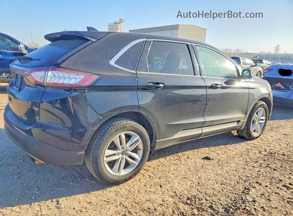 2FMPK4J90HBC39745 2017 FORD EDGE Black Tył prawy