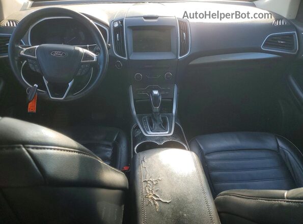 2FMPK4J90HBC39745 2017 FORD EDGE Black Widok deski rozdzielczej