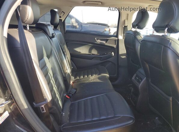 2FMPK4J90HBC39745 2017 FORD EDGE Black Widok wnętrza z tyłu