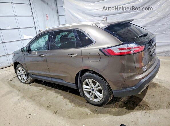 2FMPK4J90KBB72717 2019 FORD EDGE Коричневый Задняя левая четверть
