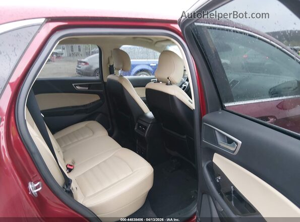 2FMPK4J90KBC59341 2019 FORD EDGE Maroon Widok naklejki z numerem VIN