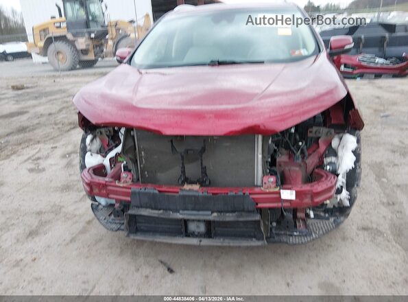 2FMPK4J90KBC59341 2019 FORD EDGE Maroon Widok z przodu