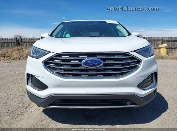 2FMPK4J90KBC66077 2019 FORD EDGE Белый Вид задней части салона