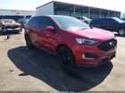 2021 Ford Edge St-line Red vin: 2FMPK4J90MBA56887