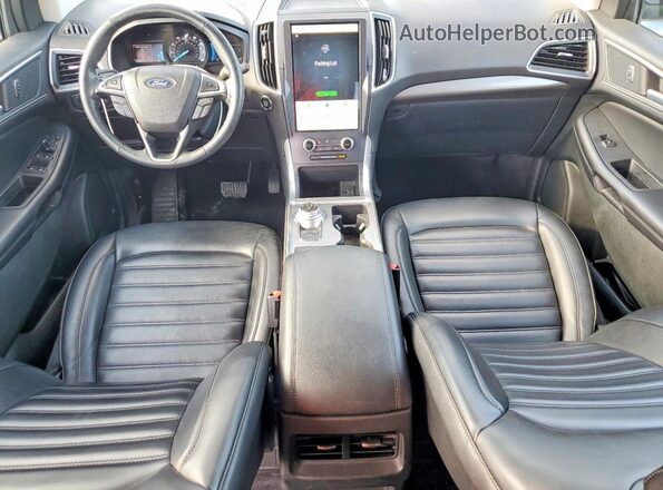 2FMPK4J90PBA39026 2023 FORD EDGE Синий Вид панели приборов