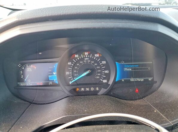 2FMPK4J90PBA39026 2023 FORD EDGE Синий Вид щитка приборов