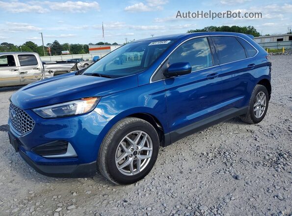 2FMPK4J90PBA39026 2023 FORD EDGE Синий Передняя левая четверть